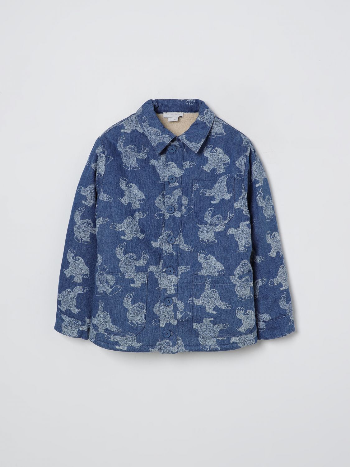 Stella Mccartney Jacket Kids Kids Color Blue In Blue