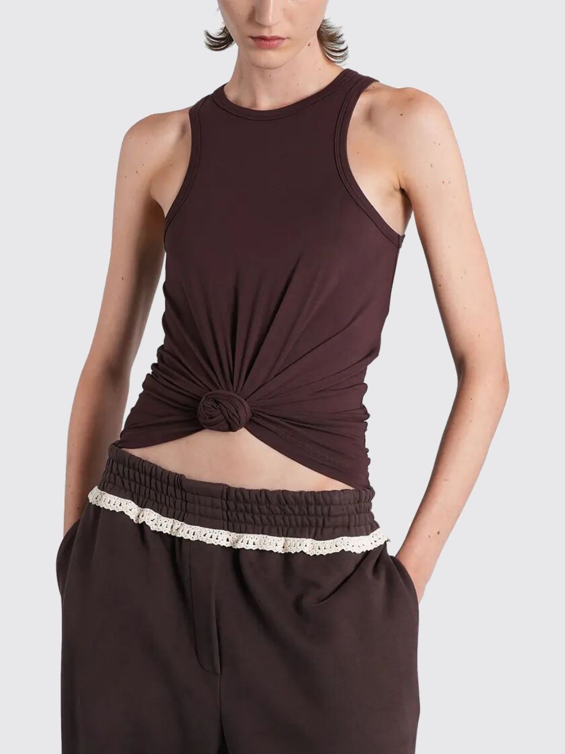 Magda Butrym Top  Woman Color Brown