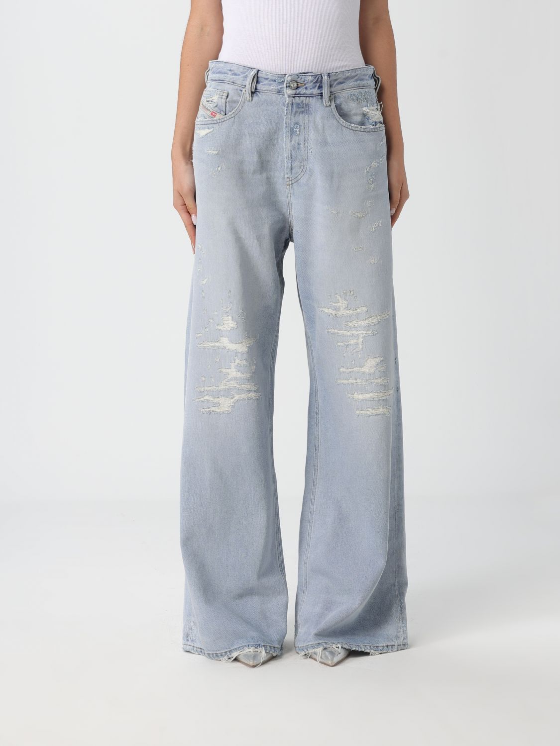 Diesel Jeans  Woman Color Blue In Blue