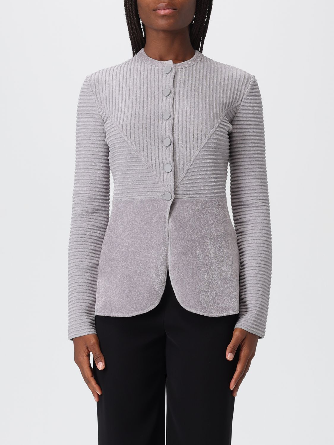 Emporio Armani Blazer Woman Color Silver