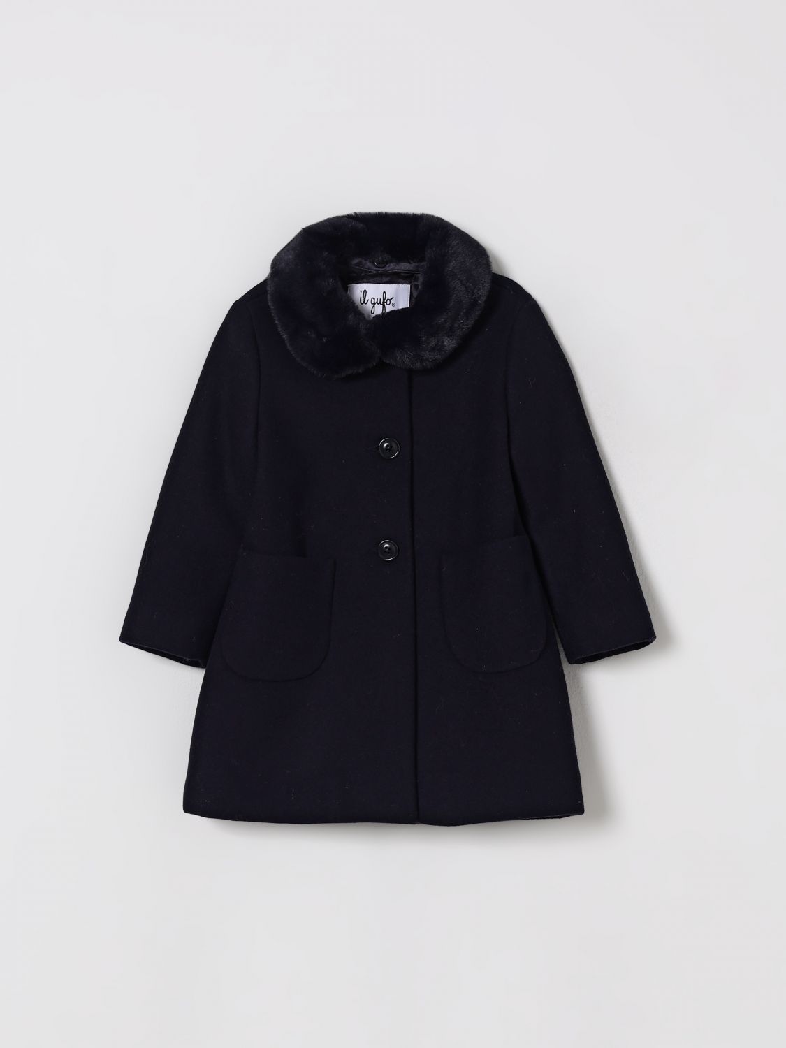 Il Gufo Coat  Kids Color Blue In Black