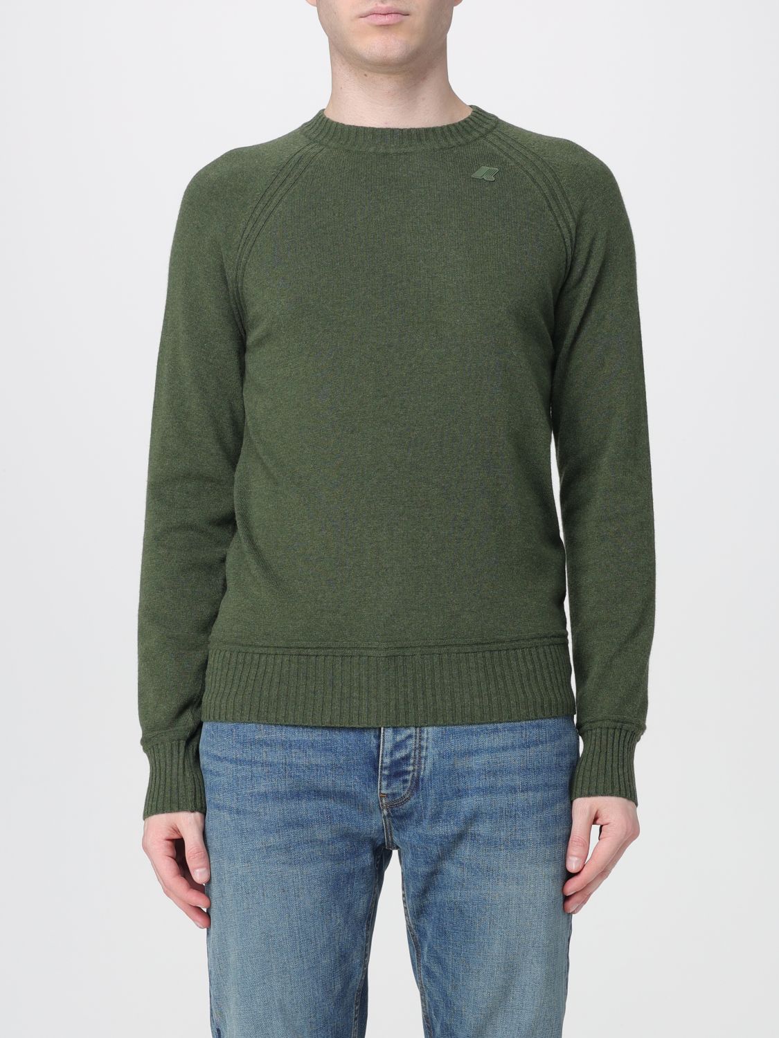 K-way Sweater Men Color Green