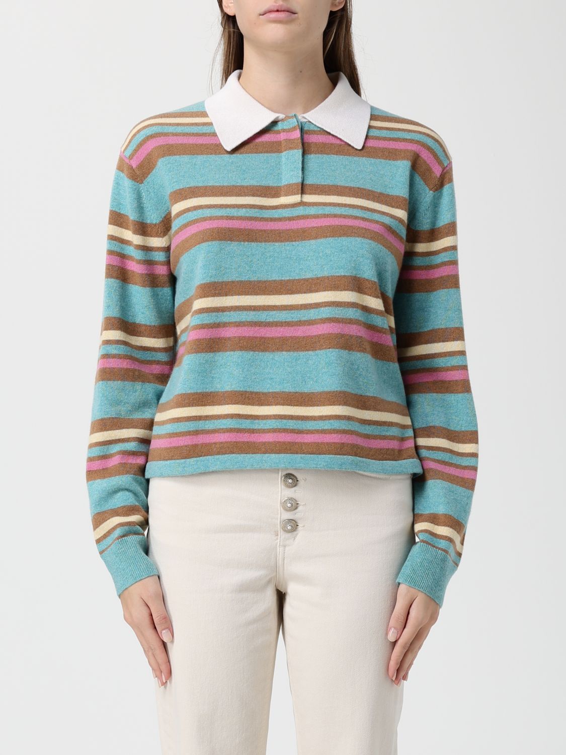 Guest In Residence Suéter Cuello Redondo - Multicolor In Multi