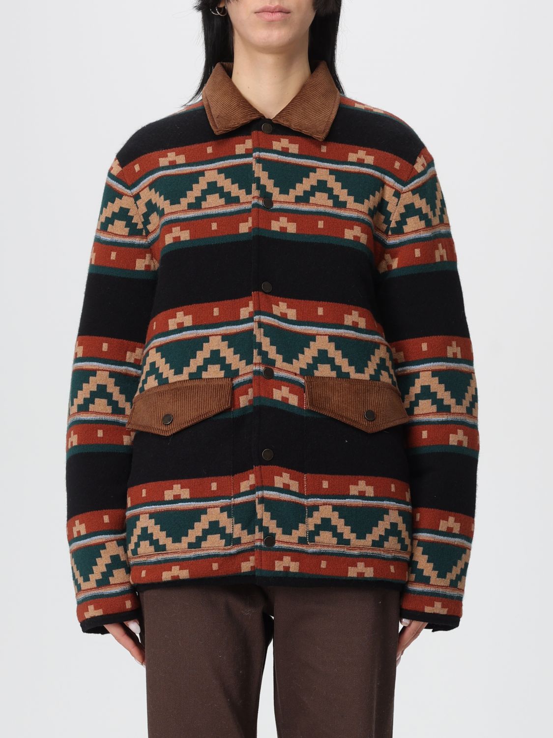 Guest In Residence Western Industry Quilted Wool And Cashmere-blend Jacket In Multi