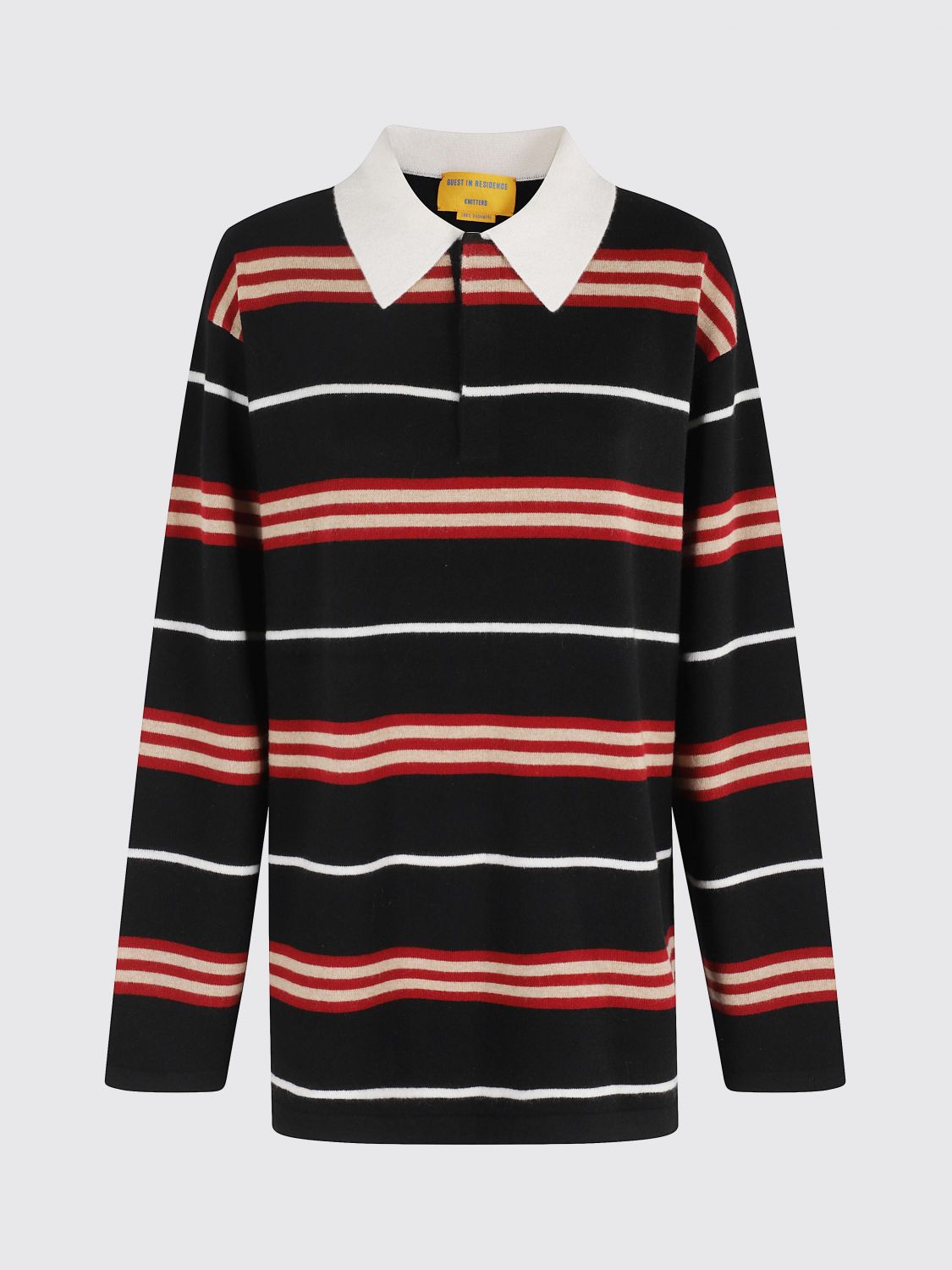 Guest In Residence Polo Shirt Woman Color Black In Black