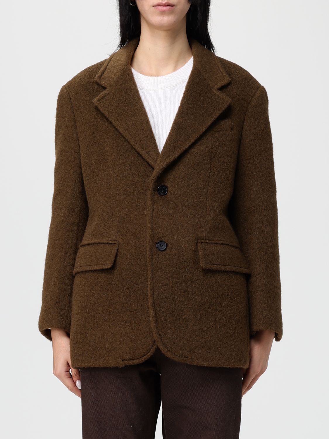 Dunst Jacket Woman Color Green In Animal Print