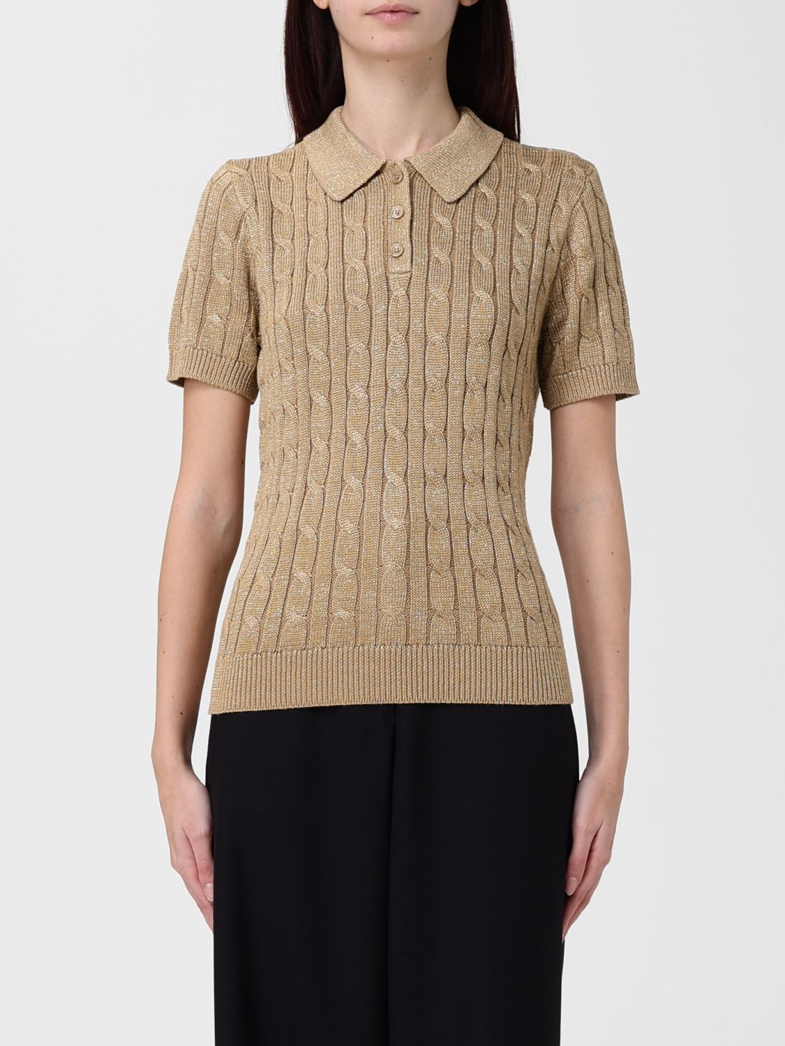 Ralph Lauren Sweater Lauren Woman Color Gold In Gold