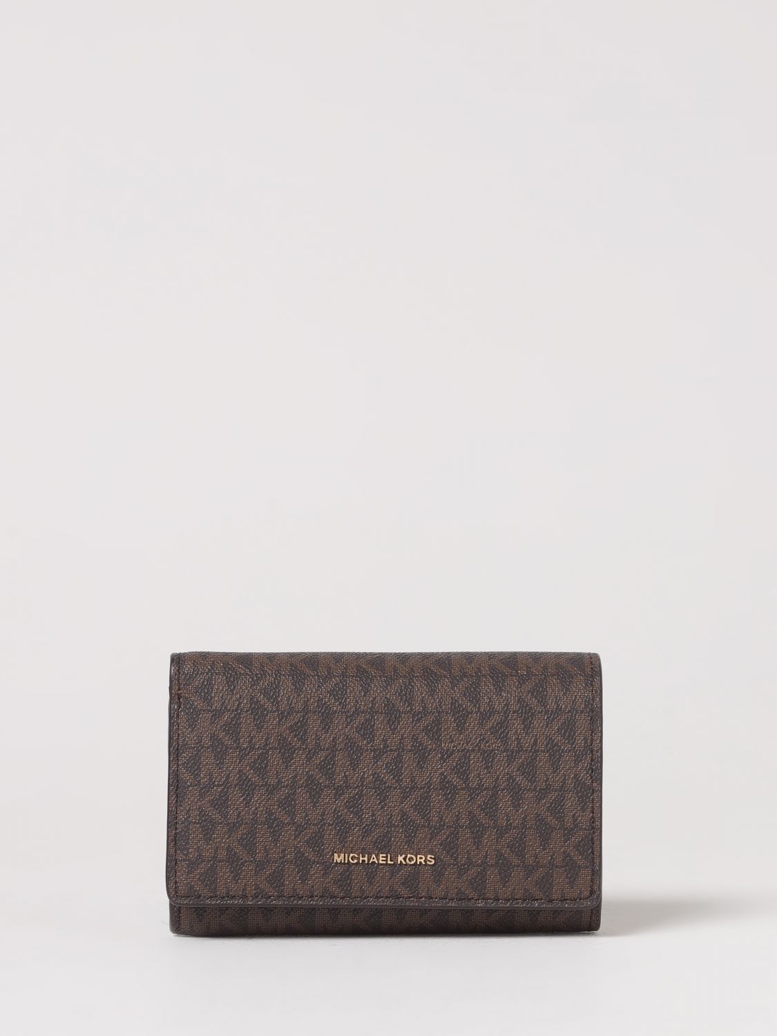 Michael Kors Wallet  Woman Color Brown In Multi