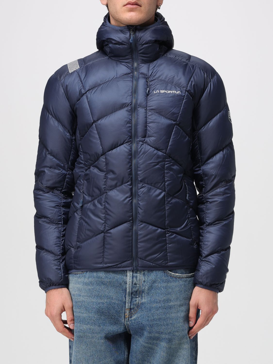 La Sportiva Jacket  Men Color Black In Blue