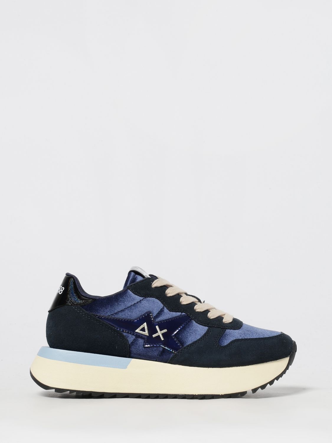 Sun 68 Shoes Woman Blue Navy In Multi