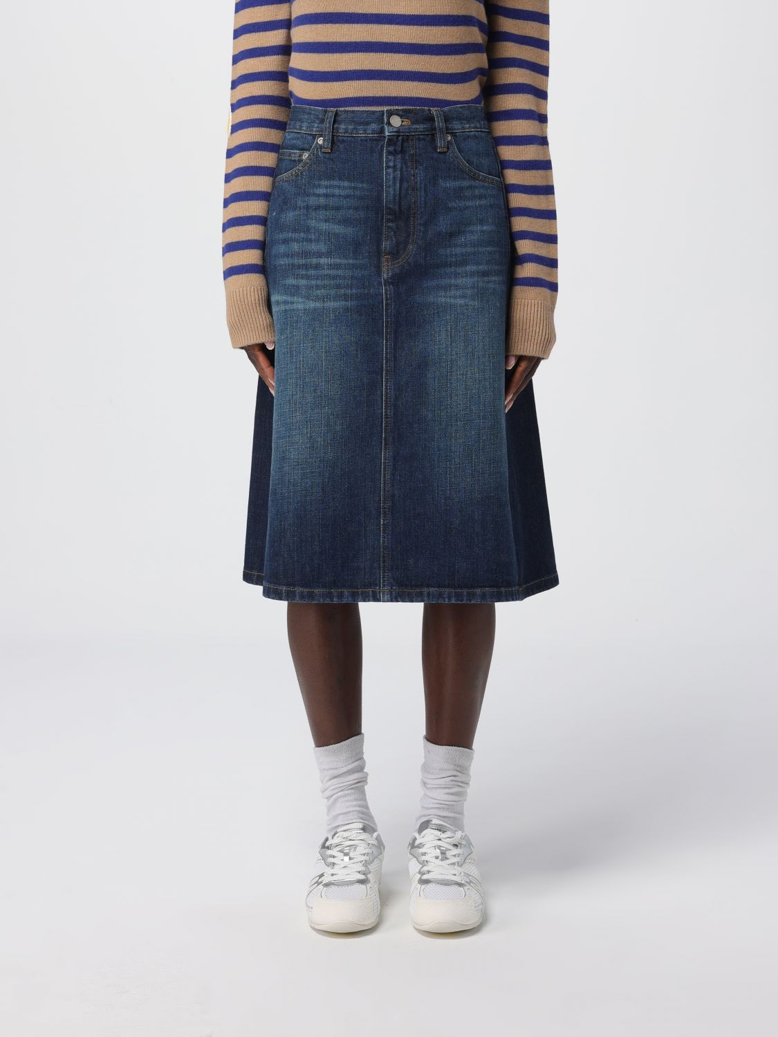 Marc Jacobs Skirt Woman Color Denim In Blue