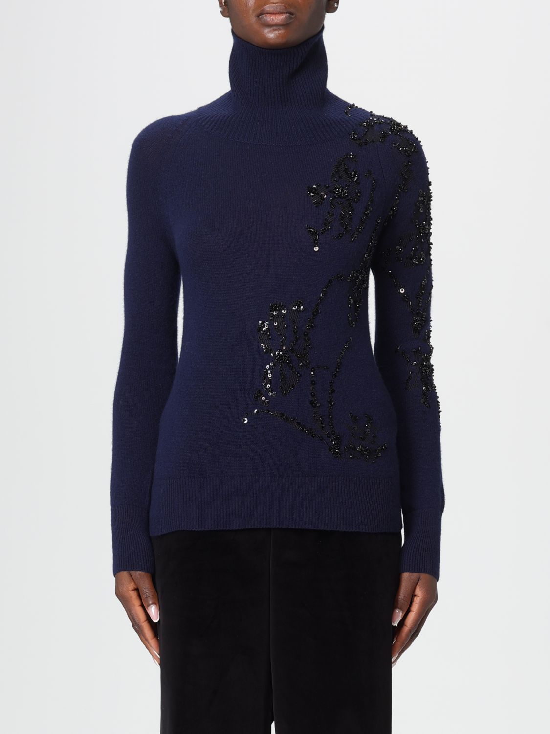 Ermanno Scervino Sweater  Woman Color Marine In Blue