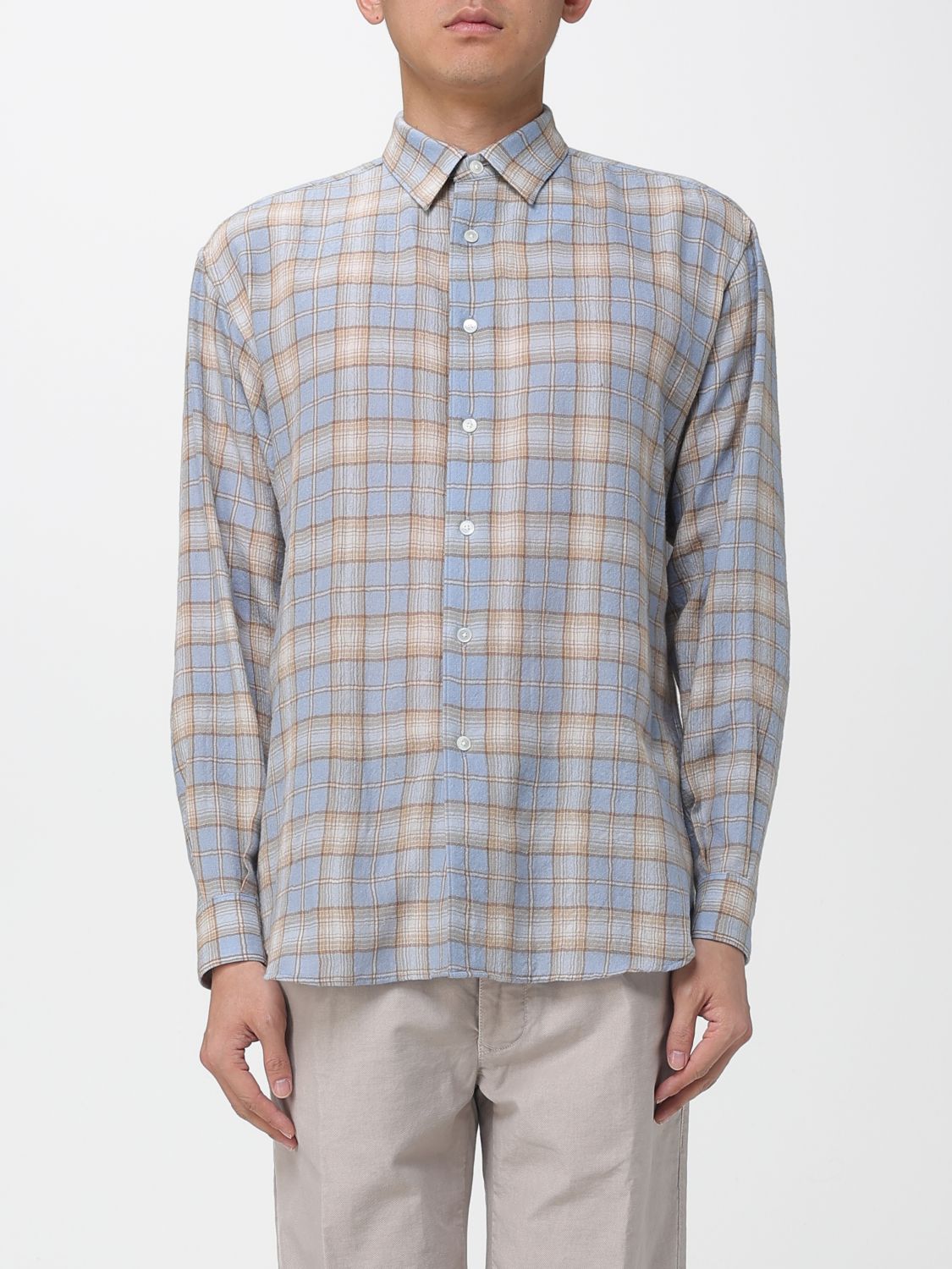 Auralee Shirt  Men Color Blue In Blue