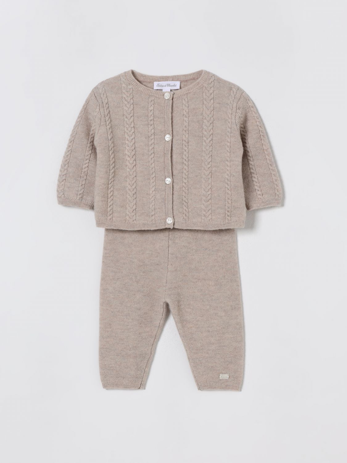 Tartine Et Chocolat Jumpsuit Kids Color Beige In Neutral