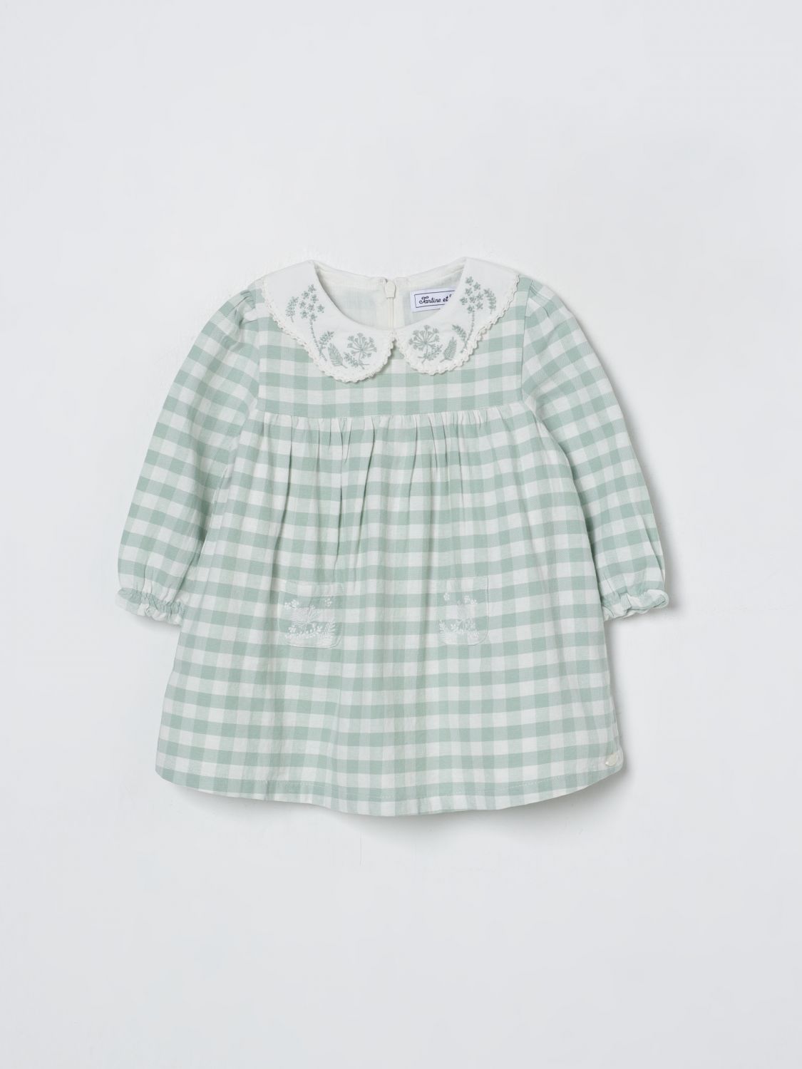 Tartine Et Chocolat Romper  Kids Color Green In Green