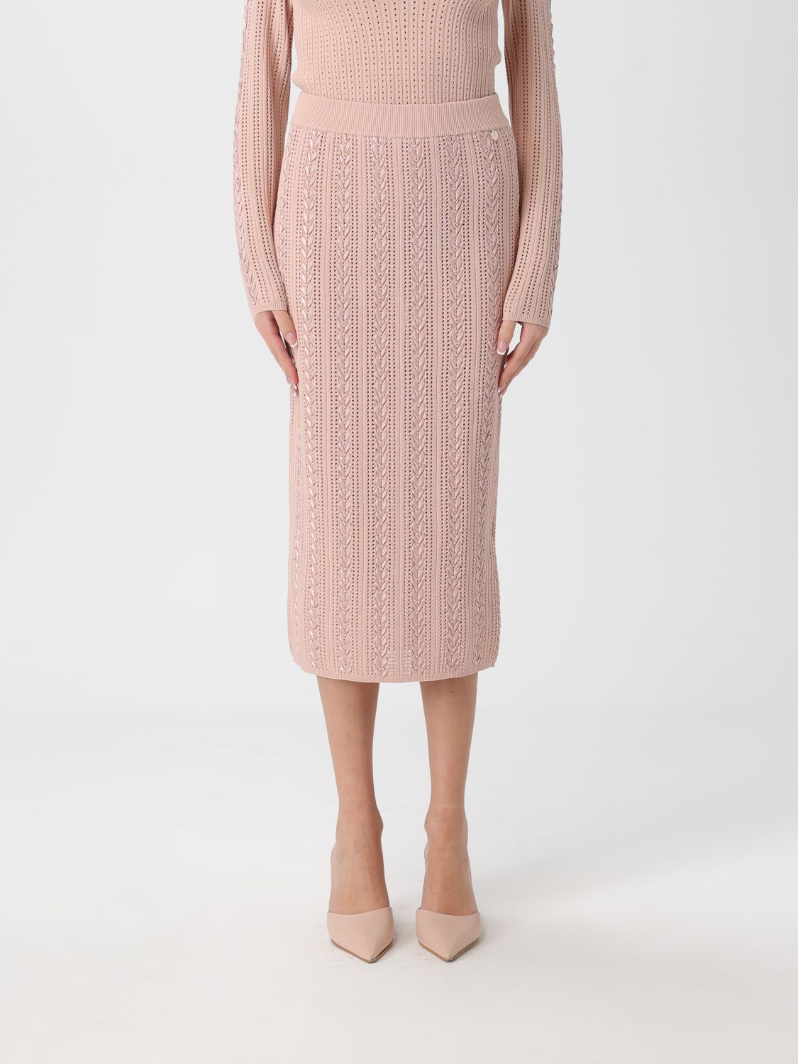 Liu •jo Skirt Liu Jo Woman Color Pink In Pink