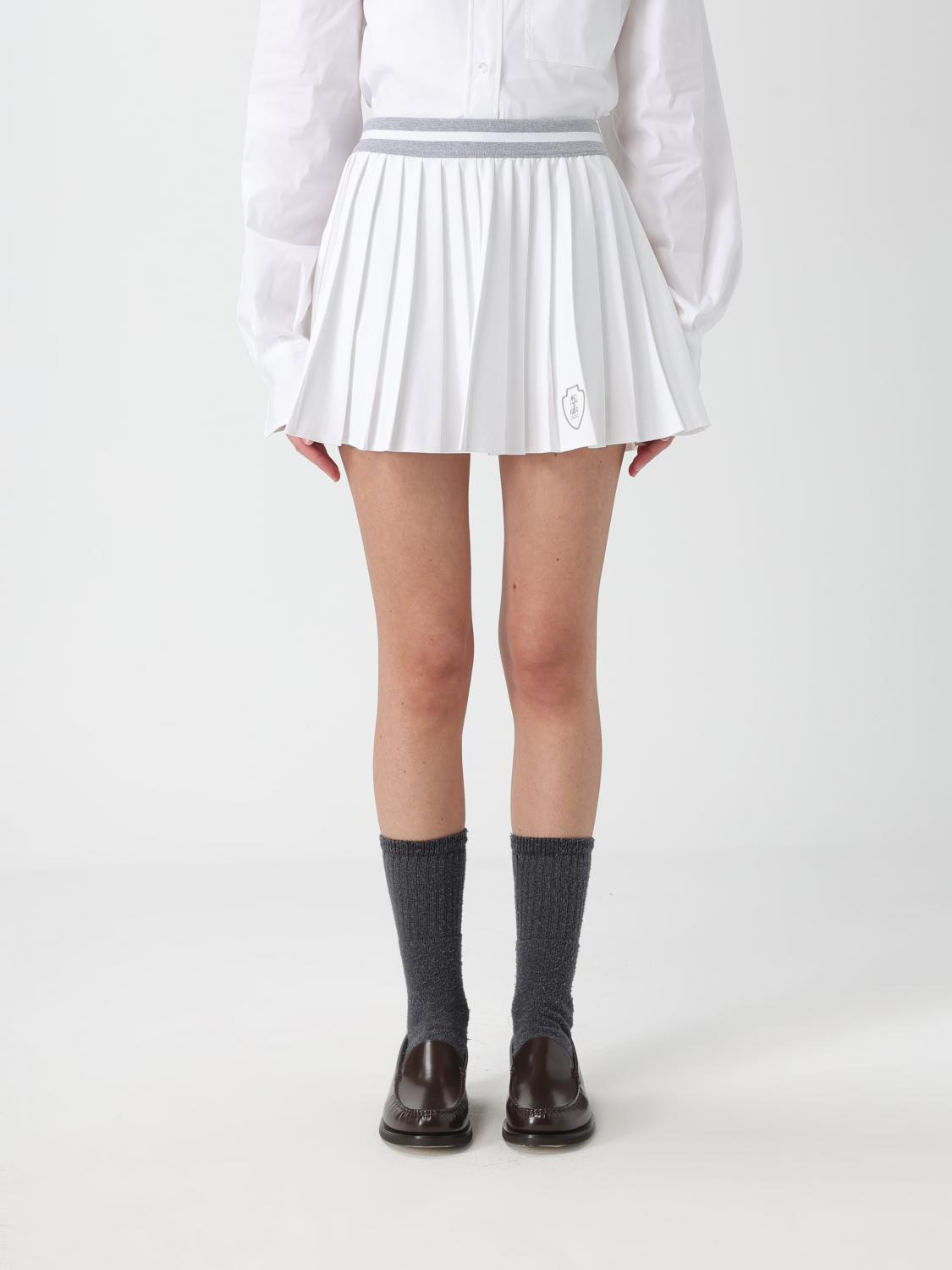 Brunello Cucinelli Skirt  Woman Color White In White