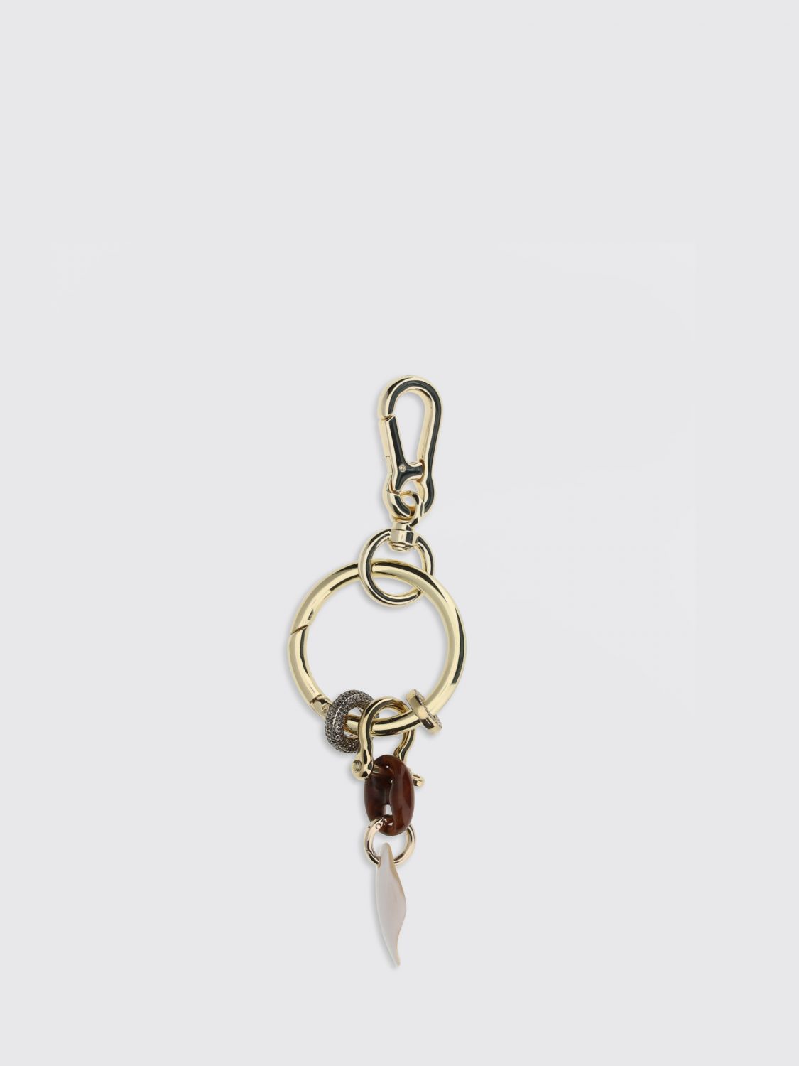 Benedetta Bruzziches Key Chain Woman Color Gold In Gold