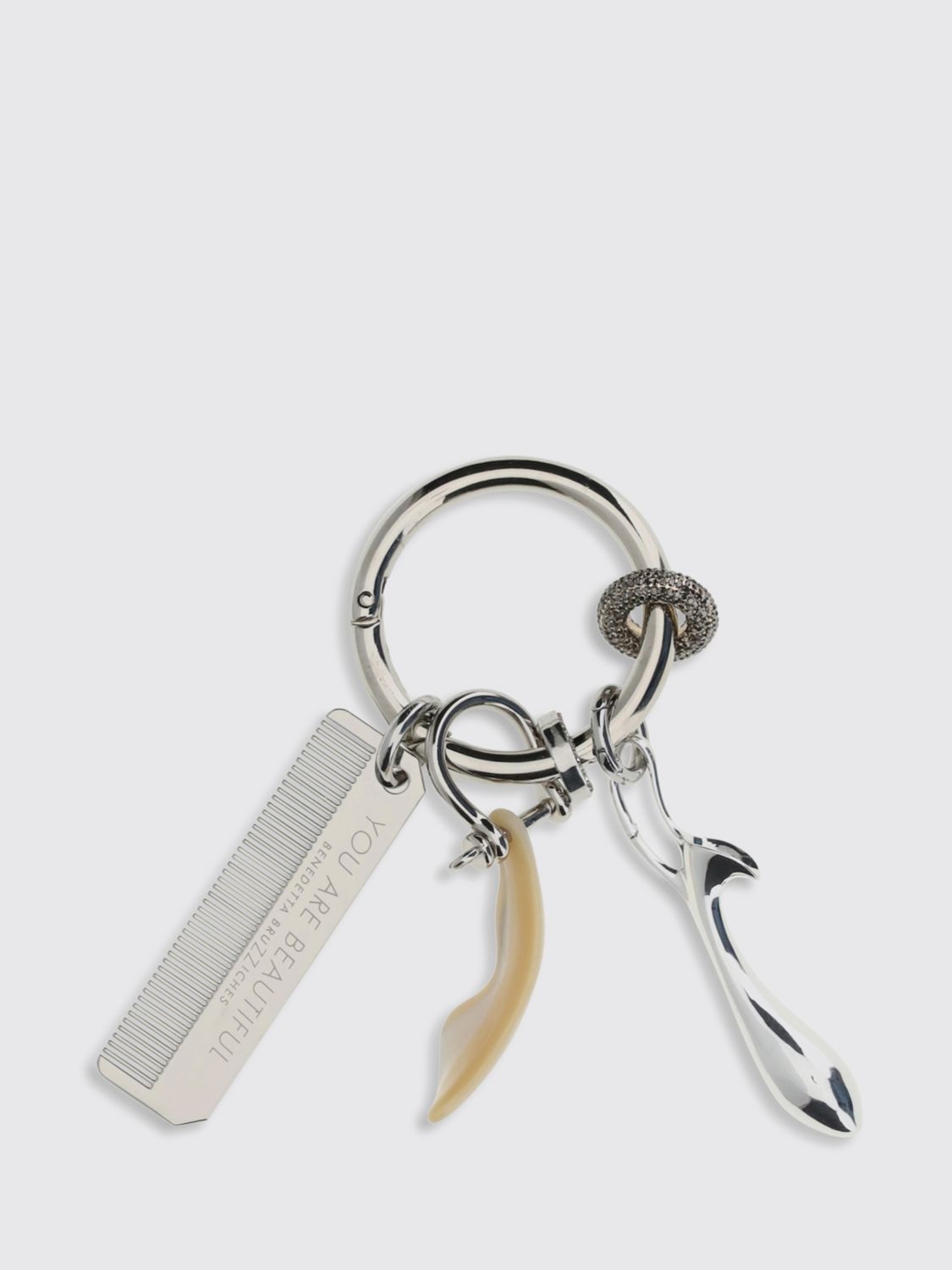 Benedetta Bruzziches Key Chain  Woman Color Silver In Metallic