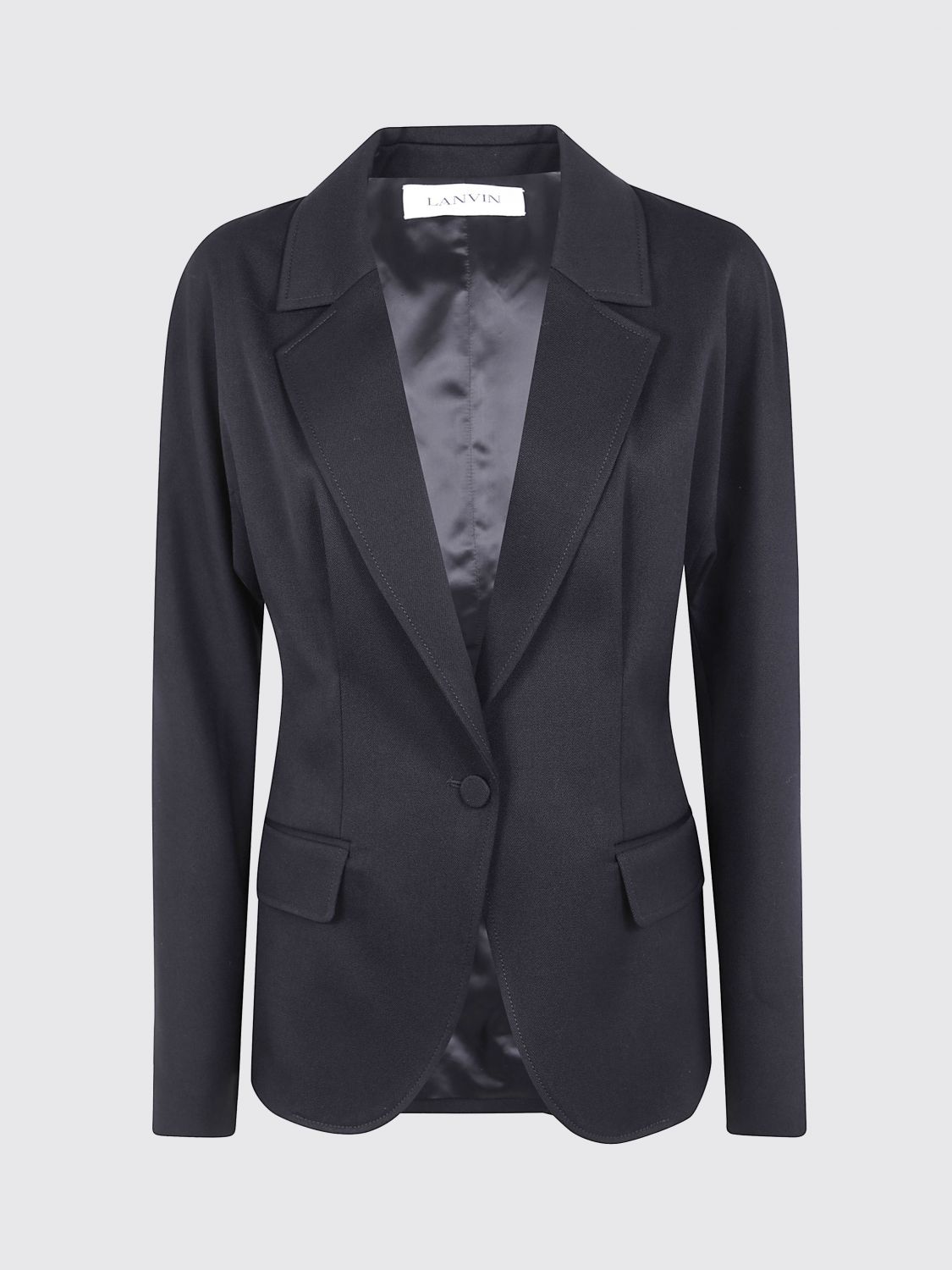 Lanvin Blazer  Woman Color Black In Black