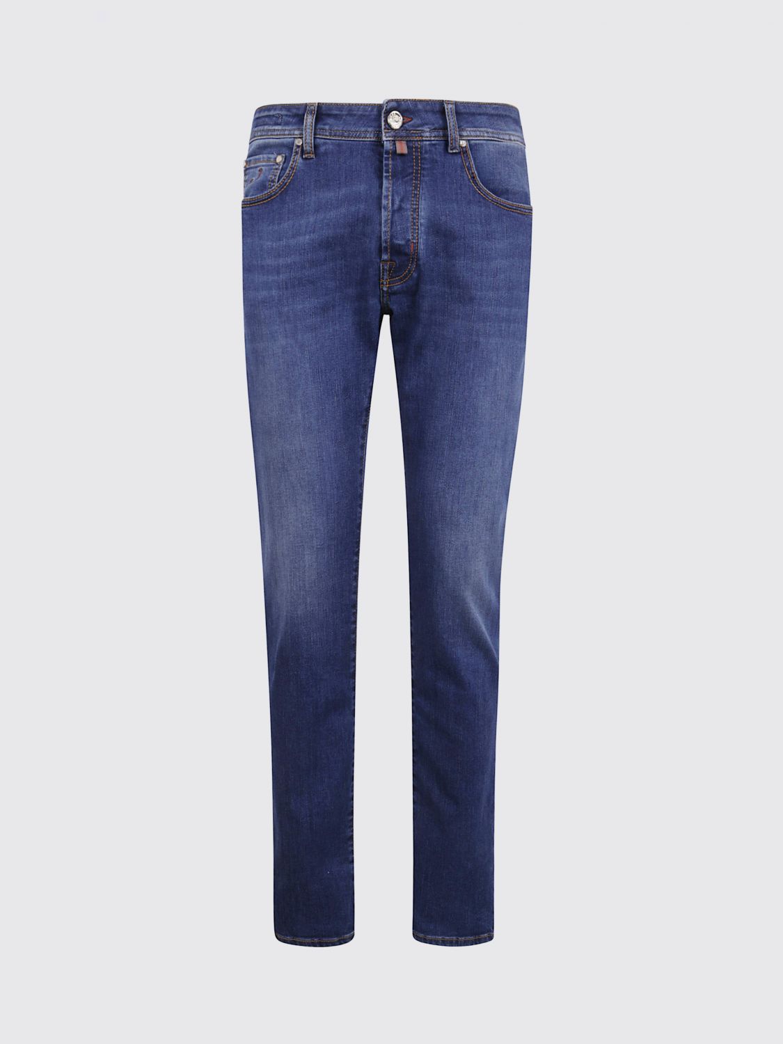 Jacob Cohen Slim Fit Five Pocket Denim Trousers In Blue