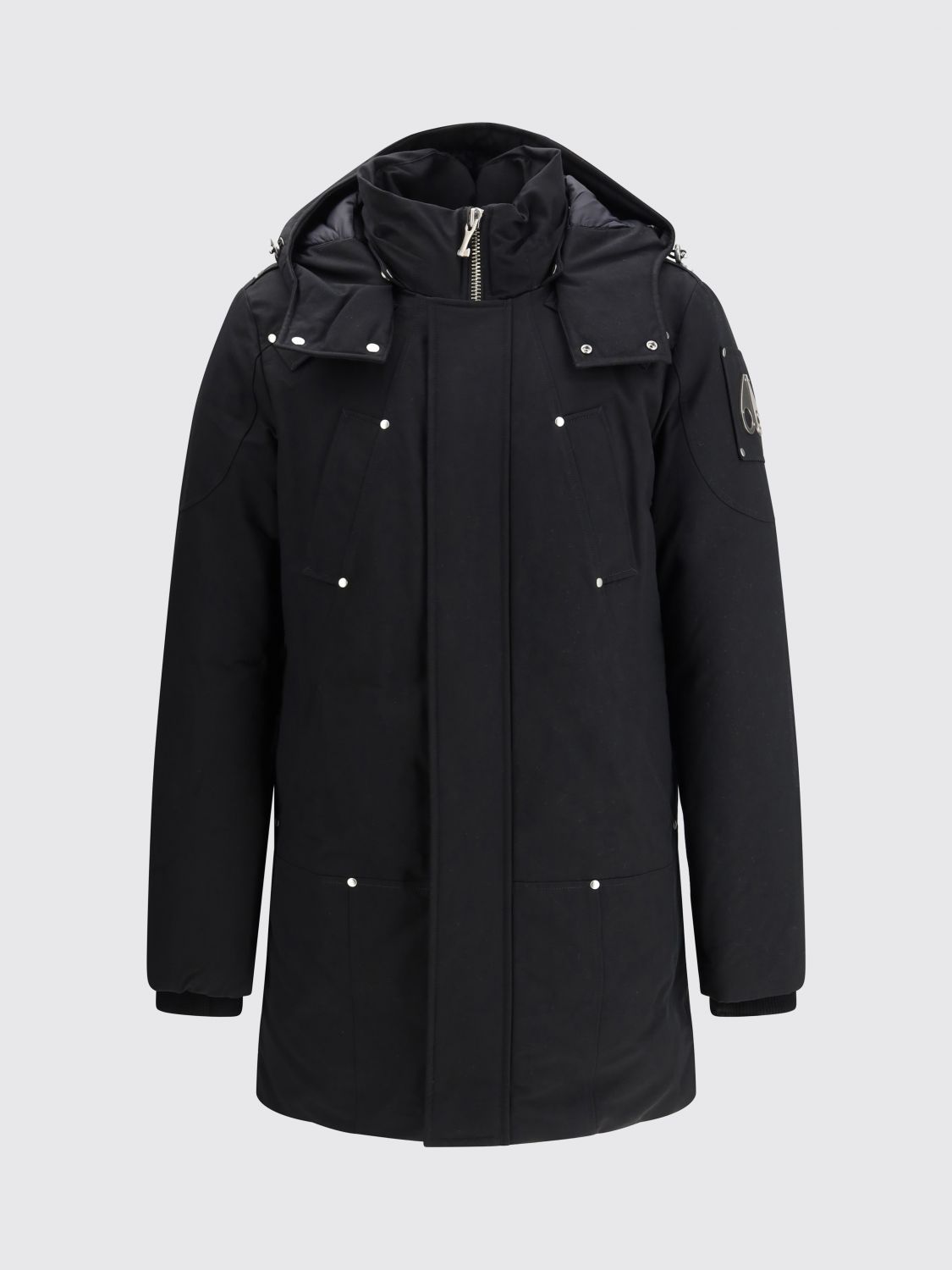 Moose Knuckles "original Shearling" Parka In Black