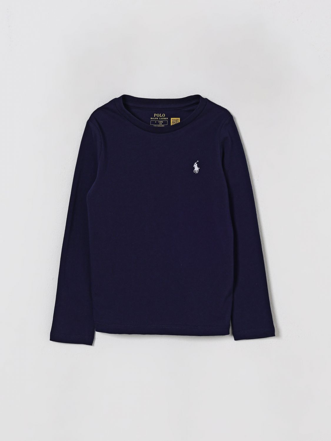 Polo Ralph Lauren Long-sleeve Scoop Neck T-shirt In Blue