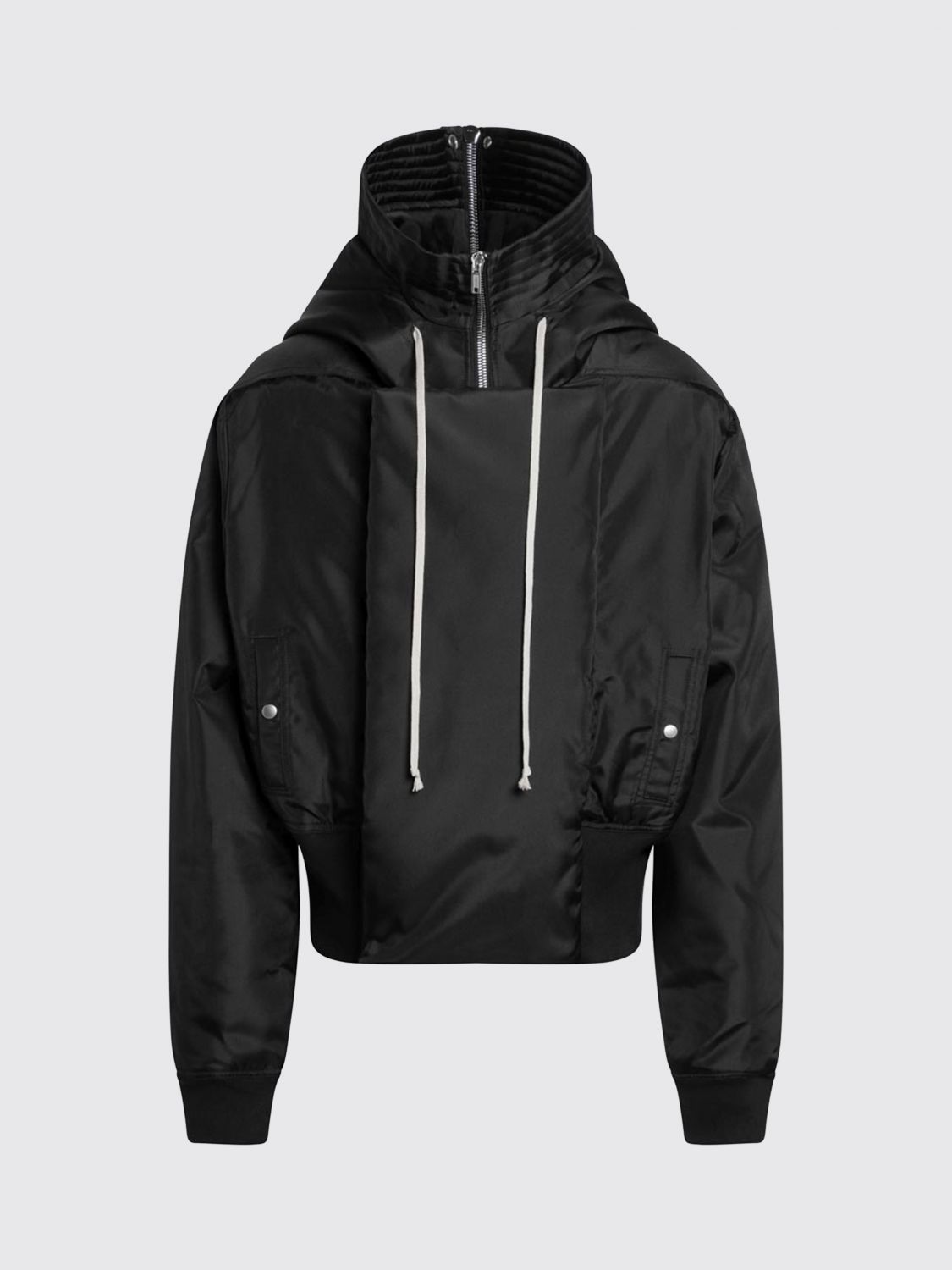 Rick Owens Drkshdw "alice Dropped" Parka In Multi