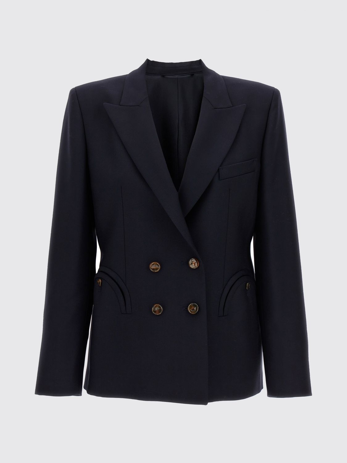 Blazé Milano Exclusive Everyday Bouclé Blazer In Blue