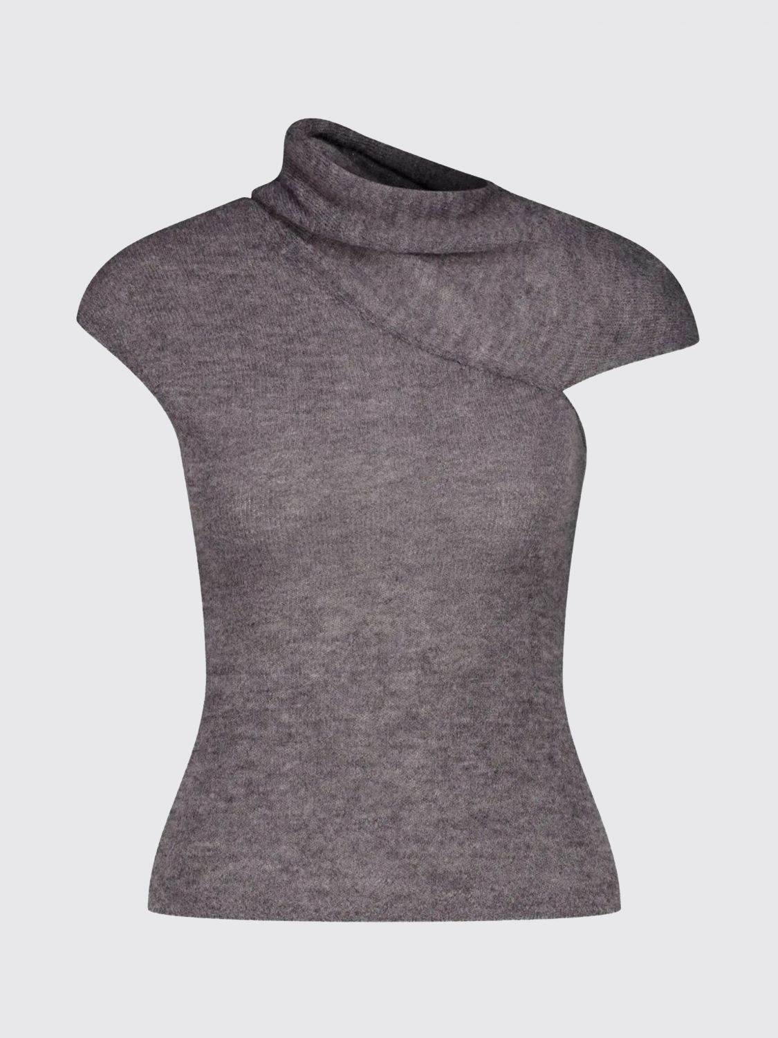 Paloma Wool Aurum Top Woman Dark Grey In Gray