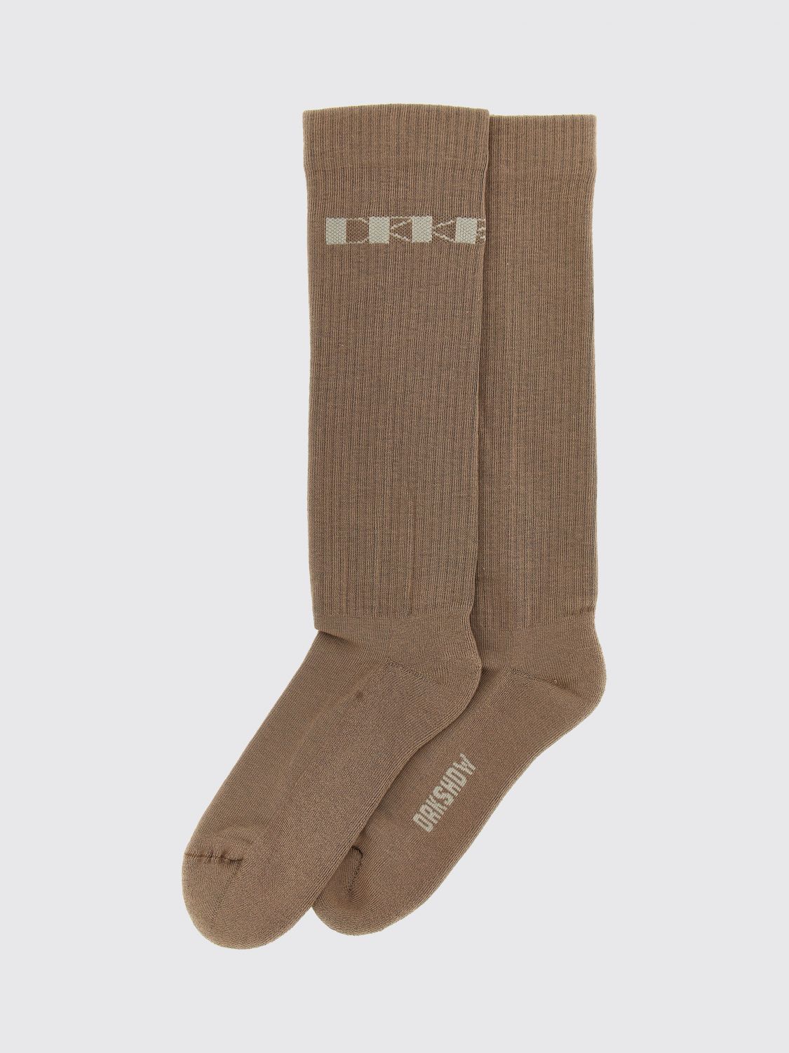 Rick Owens Drkshdw Socks  Woman Color Beige In Brown