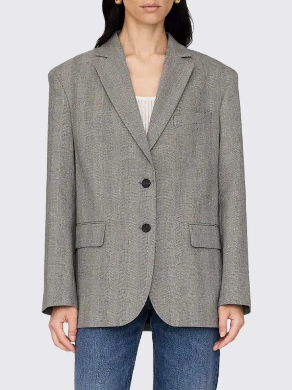 Anine Bing Jacket  Woman Color Grey In Gray