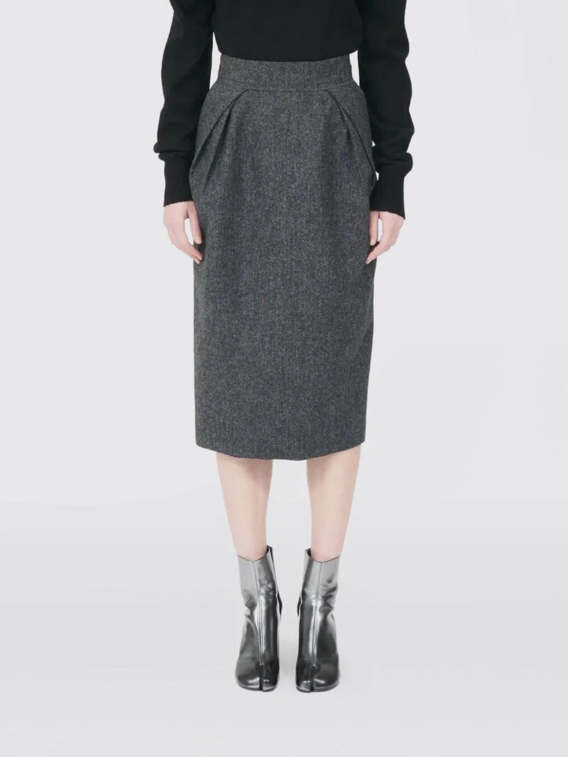 Maison Margiela Skirt  Woman Color Grey In Gray