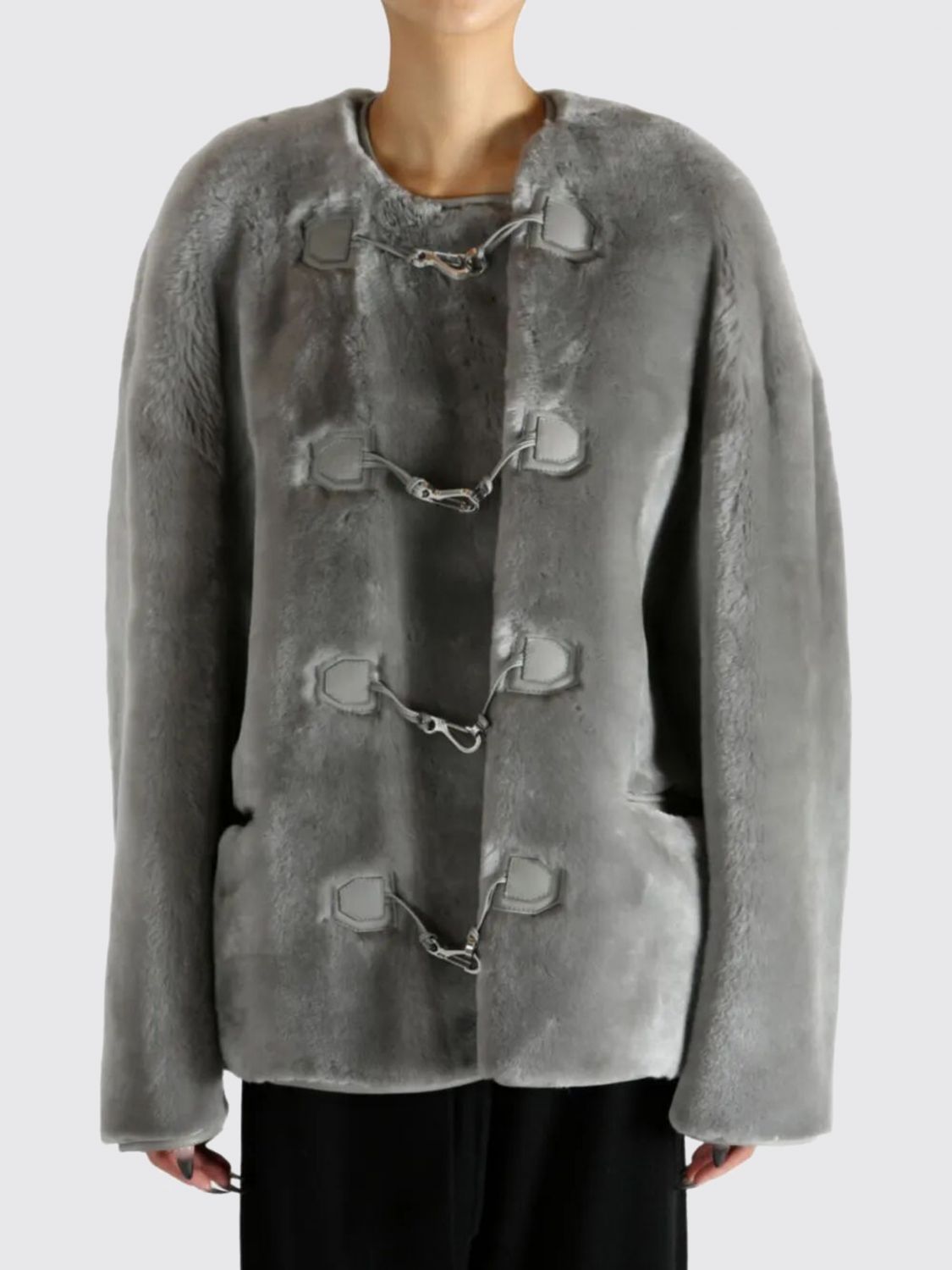 Totême Jacket Toteme Woman Color Grey In Gray