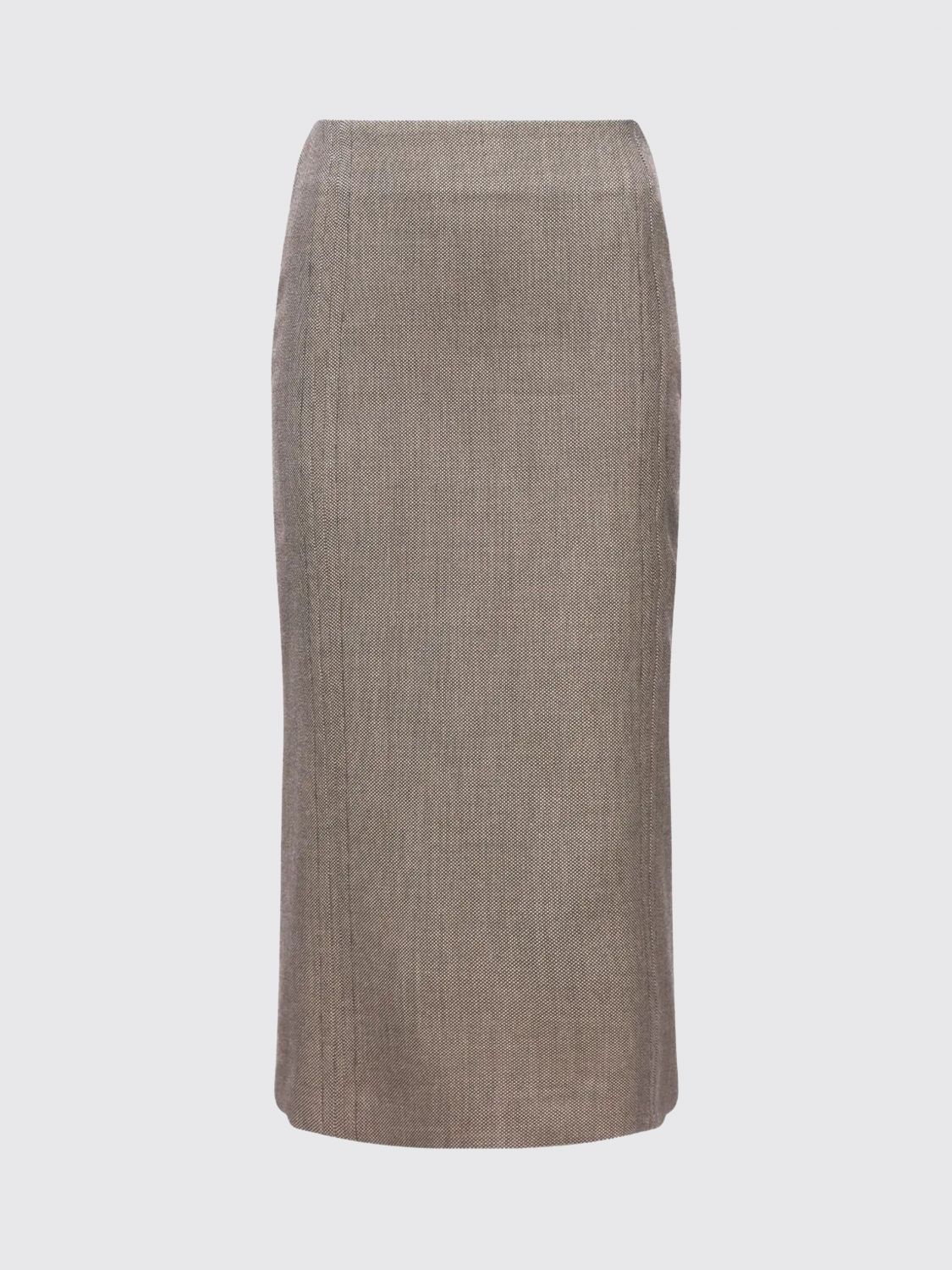 Mm6 Maison Margiela Skirt  Woman Color Beige In Gray