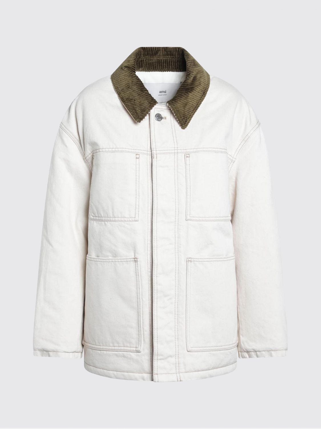 Jacket AMI PARIS Men color Beige