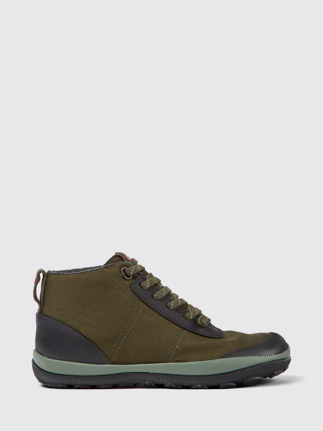 Camper Flat Ankle Boot  Woman Color Green In Green