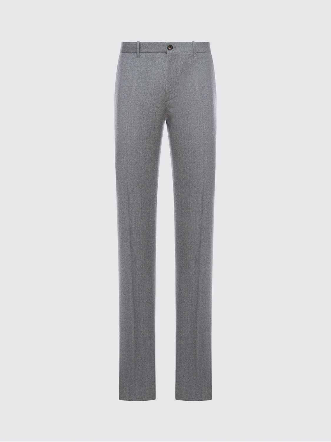 Incotex Tailored Wool Trousers In Gray