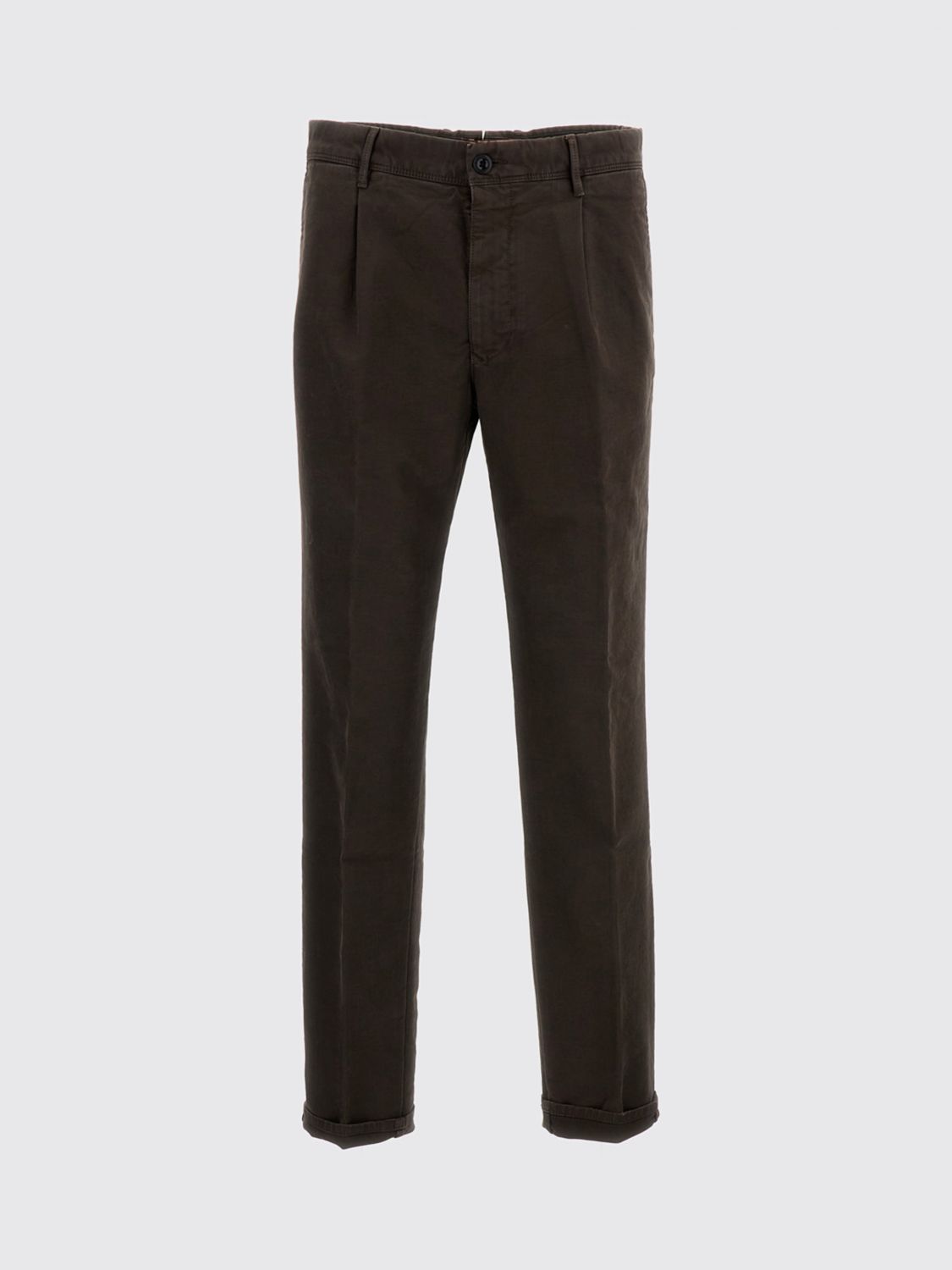 Incotex Pants Men Color Kaki In Brown