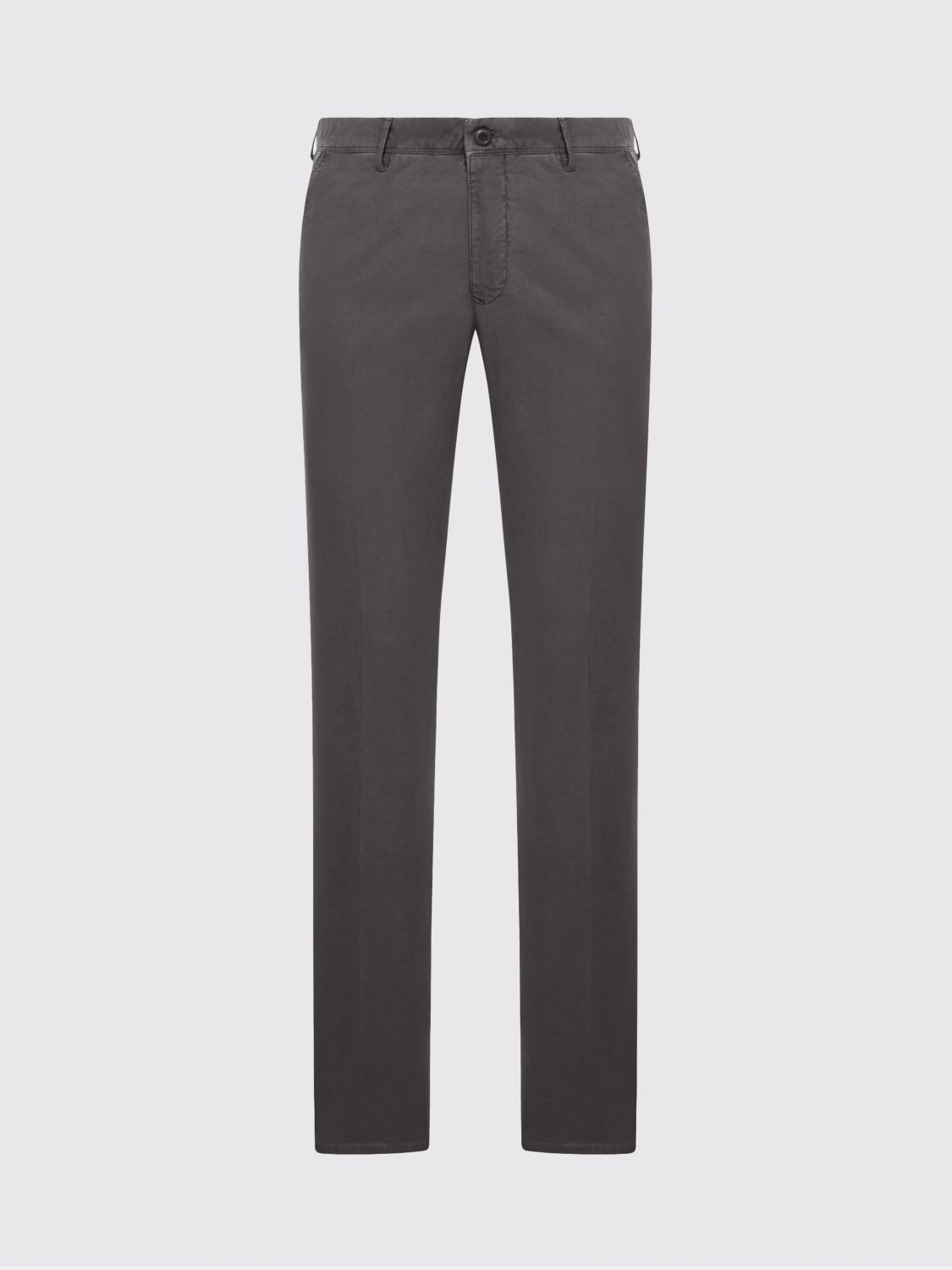 Incotex Tailored Trousers With Pockets And Loops In Brown