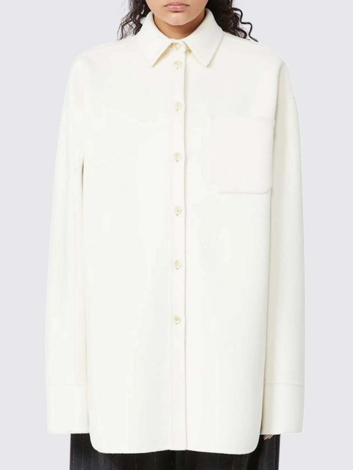 Sportmax Long Sleeve Shirt In Animal Print