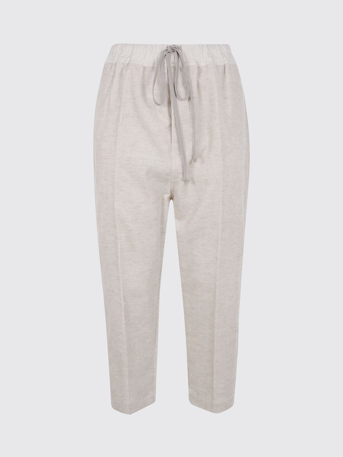Rick Owens Drawstring Pocket Trousers In White