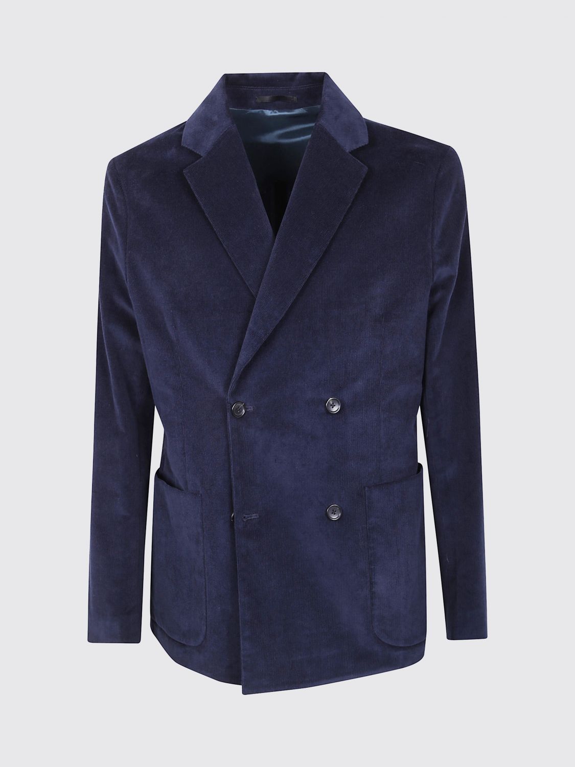 Paul Smith Mens Double Breast Blazer In Blue