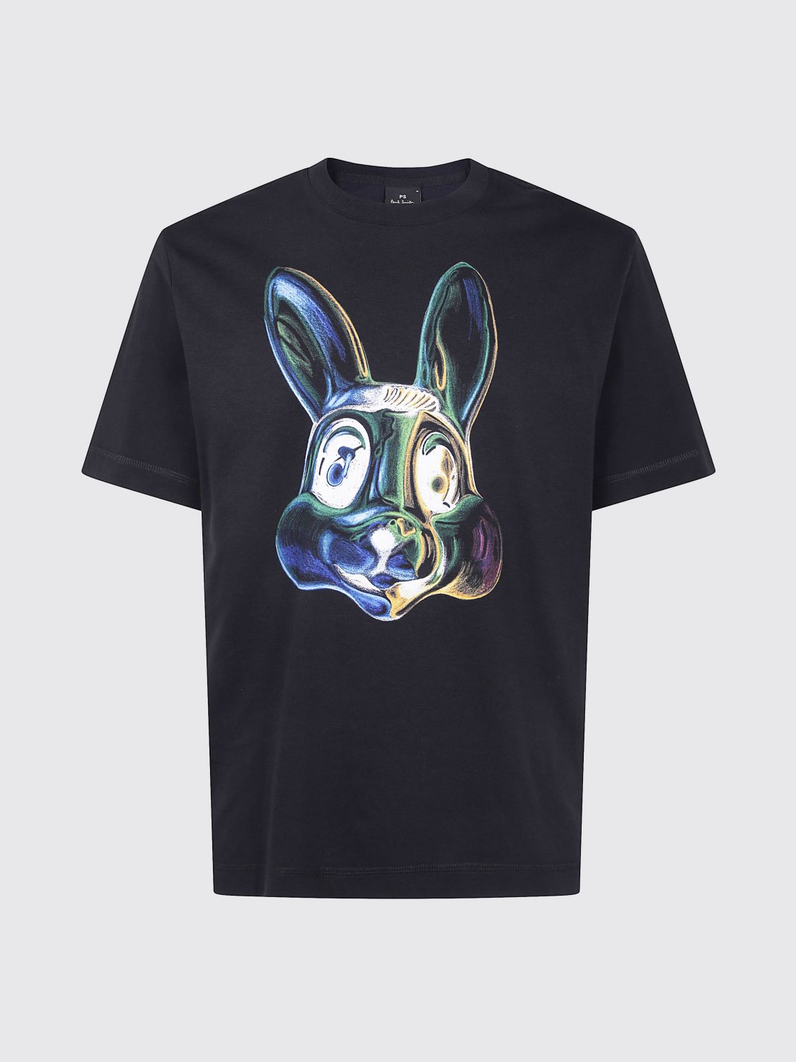 Paul Smith Mens Ss Tshirt Rabbit In Black