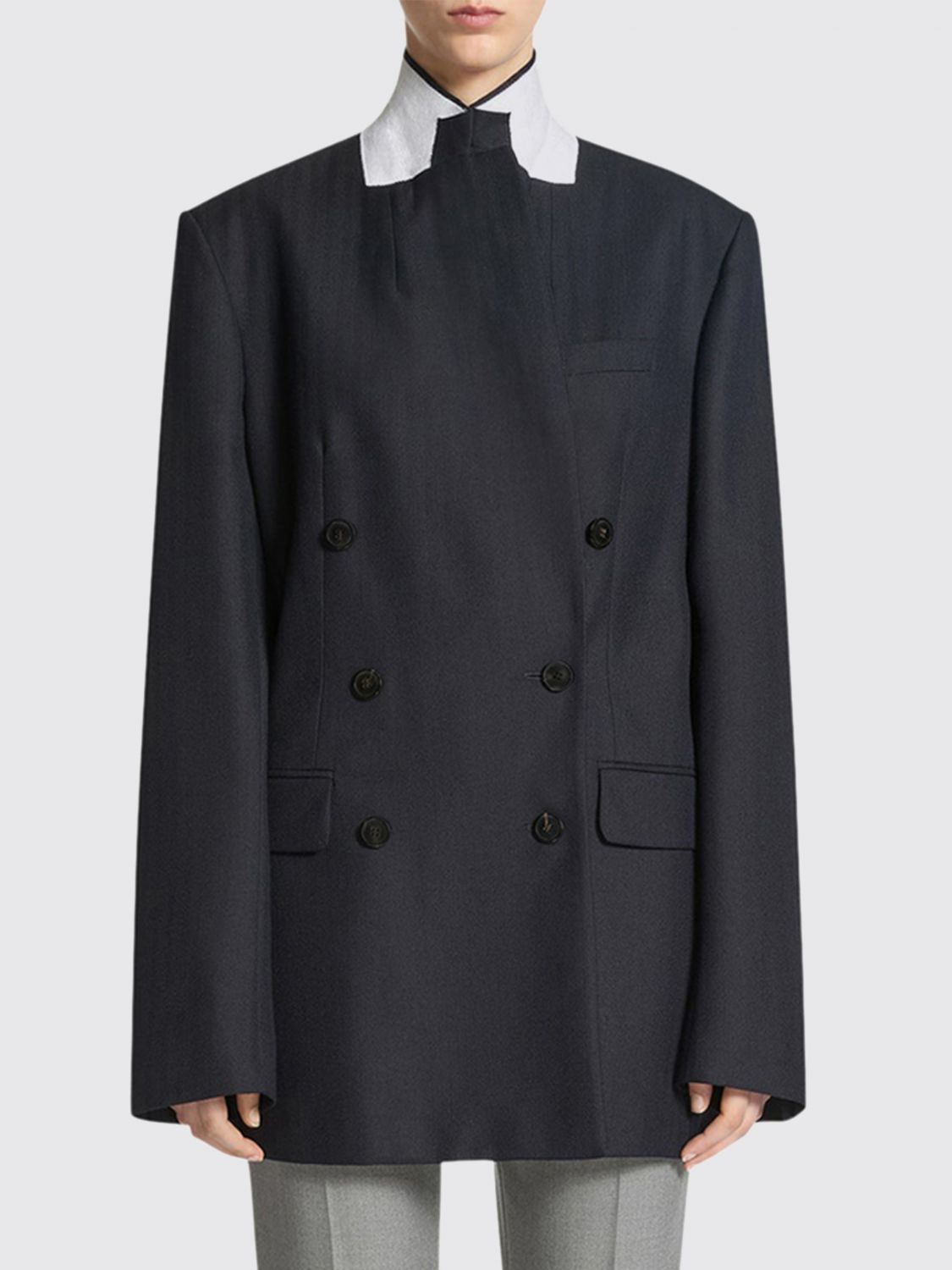 Dries Van Noten Jacket  Woman Color Navy In Blue