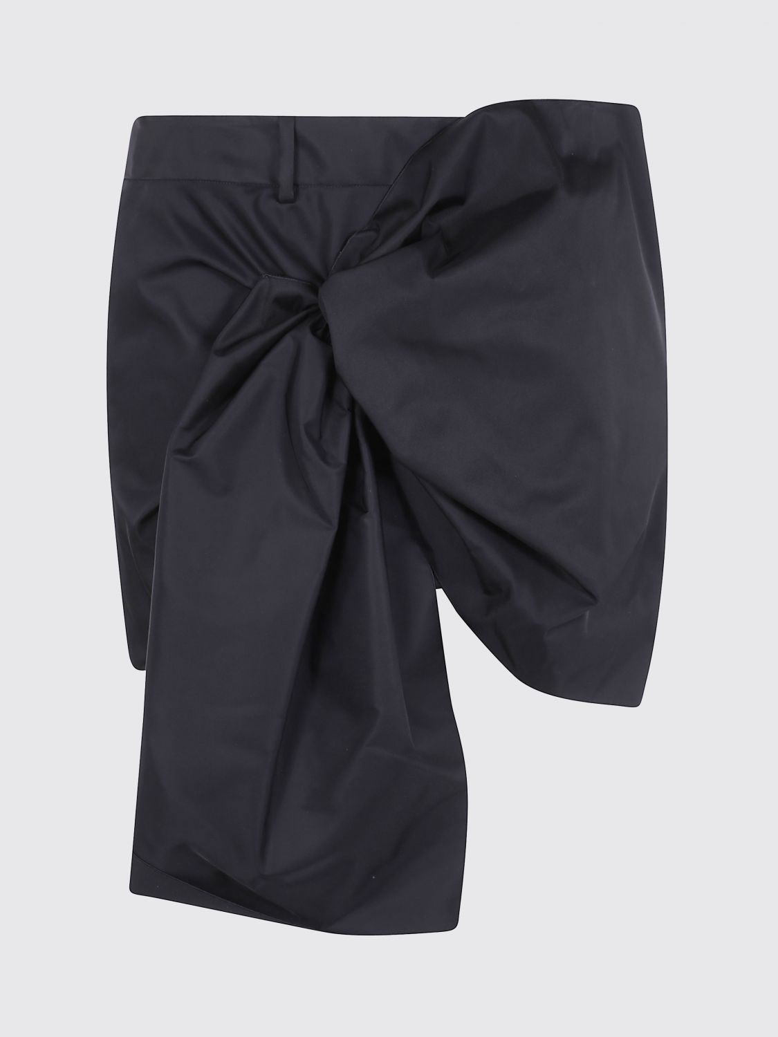 N°21 Mini Skirt With Bow In Black