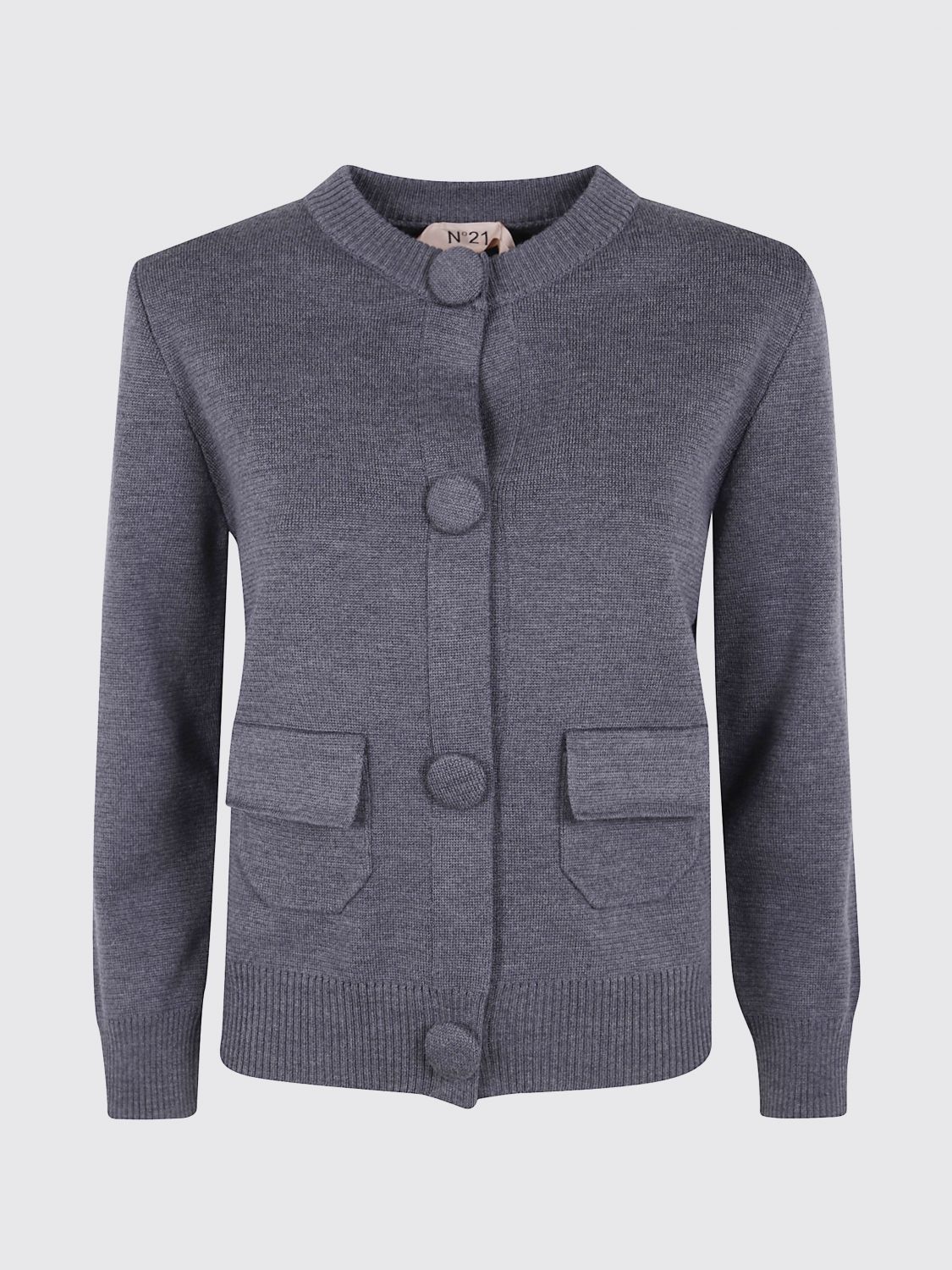 N°21 Sweater N° 21 Woman Color Grey In Blue