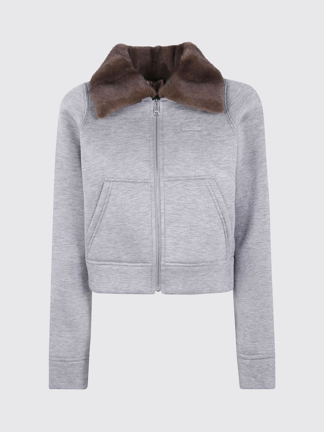 N°21 Sweatshirt N° 21 Woman Color Grey In Gray