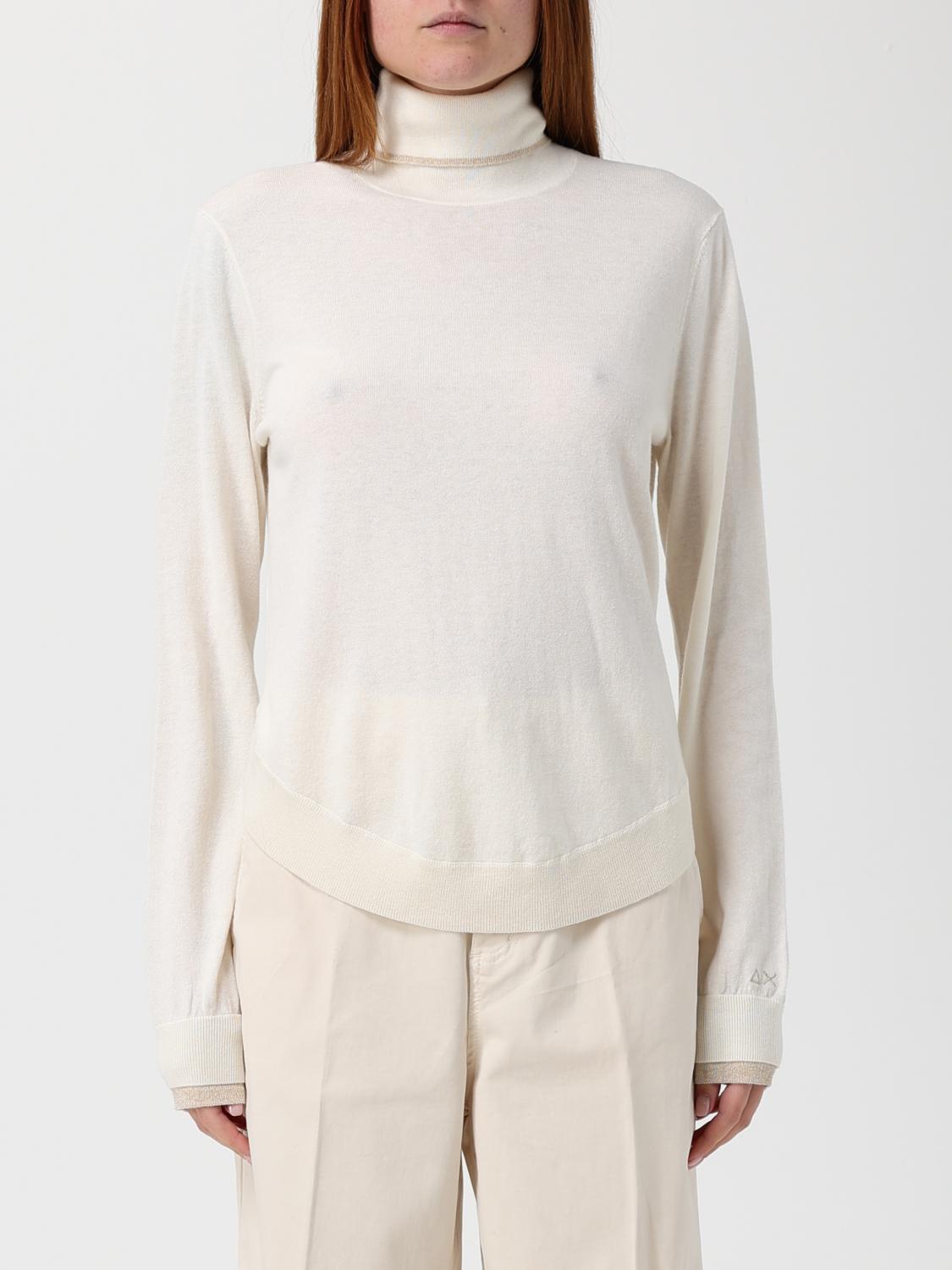 Maglia a dolcevita basic Sun68 in lana e cotone