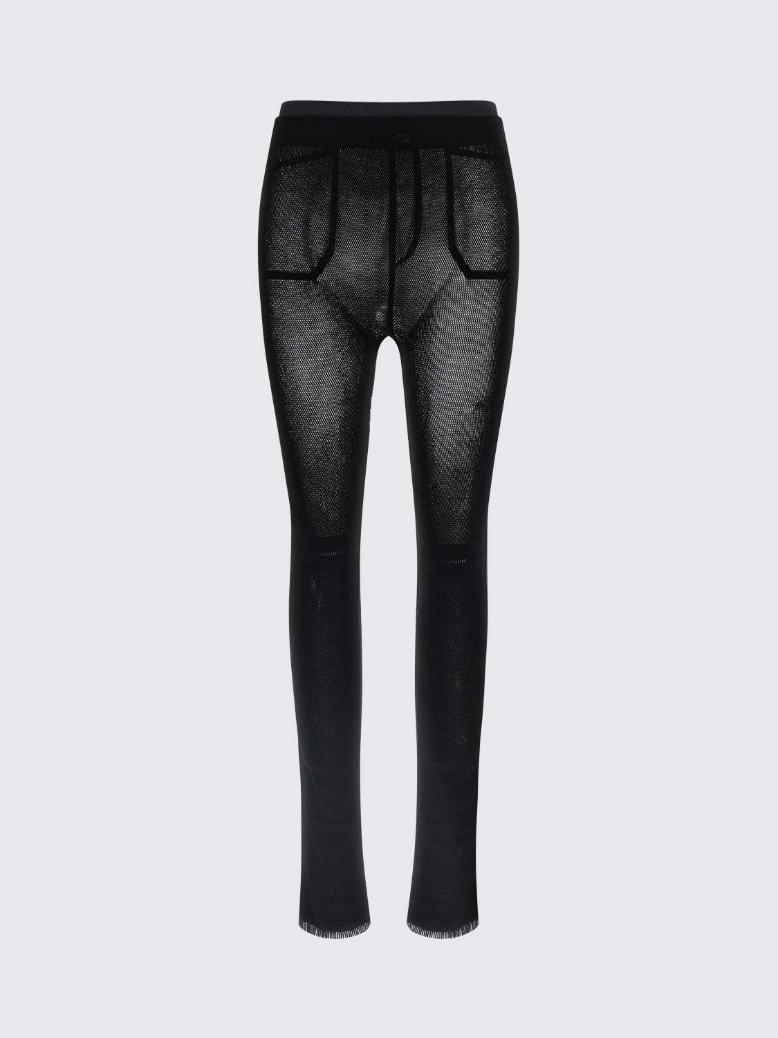 Issey Miyake Seen Unseen Mesh Pants In Black